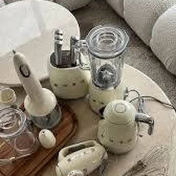 Customer photo — the collection on a round side table